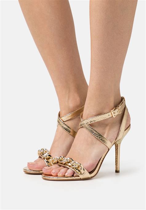 michael kors sandale gold|michael kors gold sandals sale.